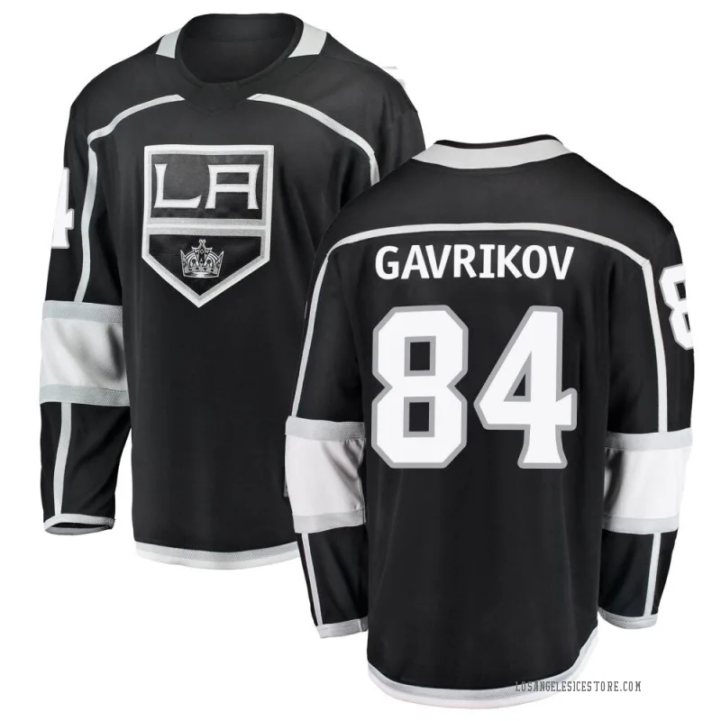 Vlad Gavrikov Playoff Game-Used Home Jersey (2022-2023) – Lakingsgameused